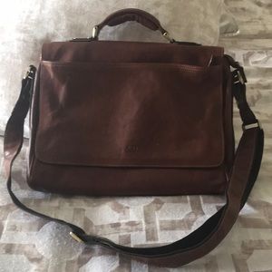 Men’s leather briefcase